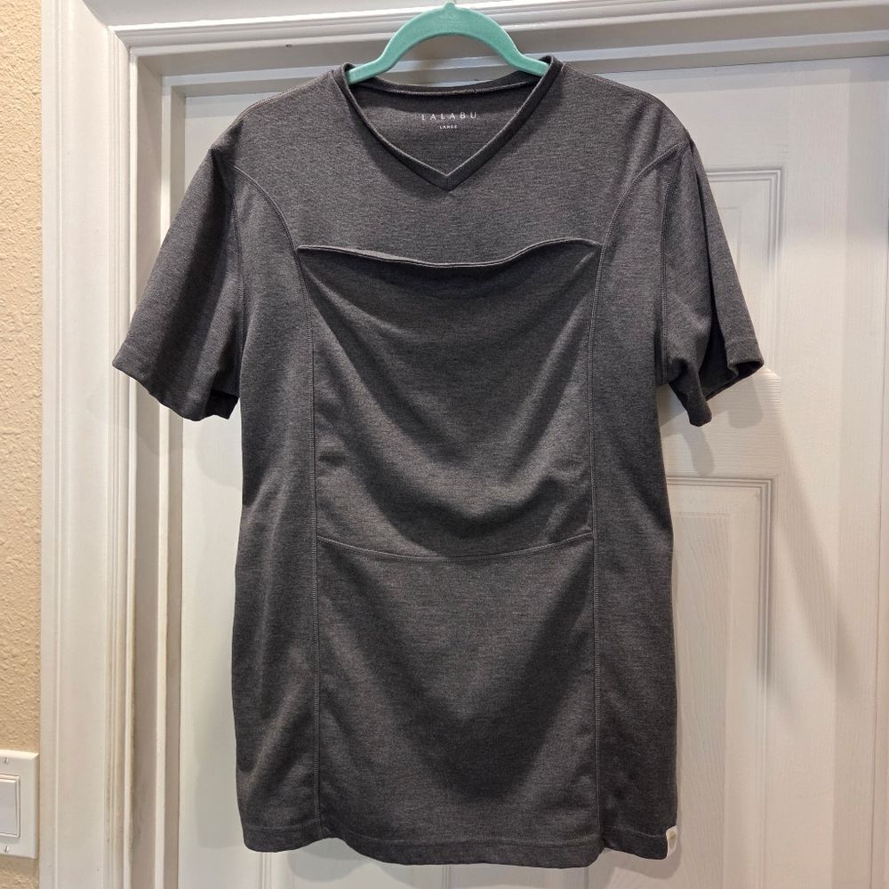 Lalabu Dad Shirt, Gray Large